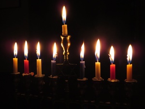 jüdischer Kerzenleuchter