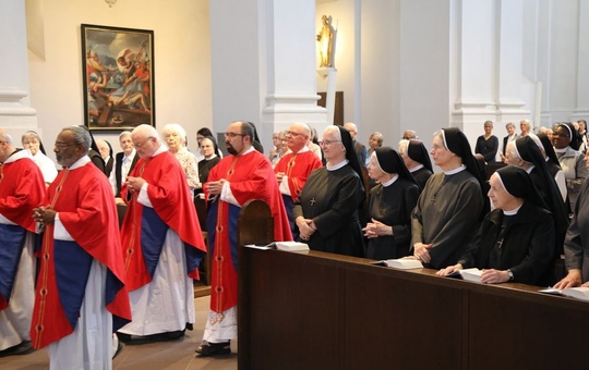 Gottesdienst mit Ordensleuten aus dem ganzen Bistum